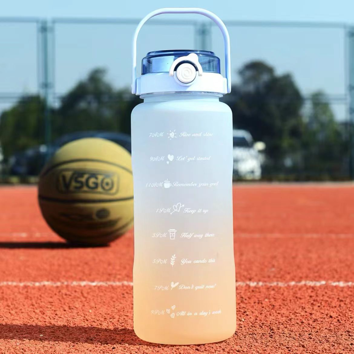 Motivational Sports Water Bottle 2.75L