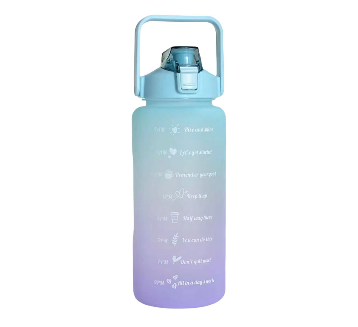 Motivational Sports Water Bottle 2.75L