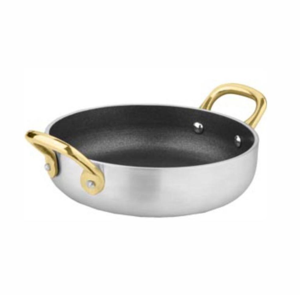 Regent Cookware Serving Bowl 850ml Non Stick Aluminium Brass Handles