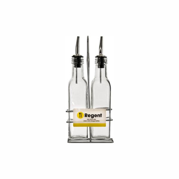 Regent Bottle Oil Vinegar 250ml with Purpose On Wire Stand 41790