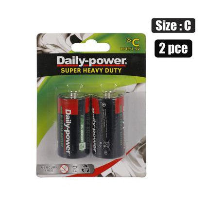 Batteries High Power Size C 2pack