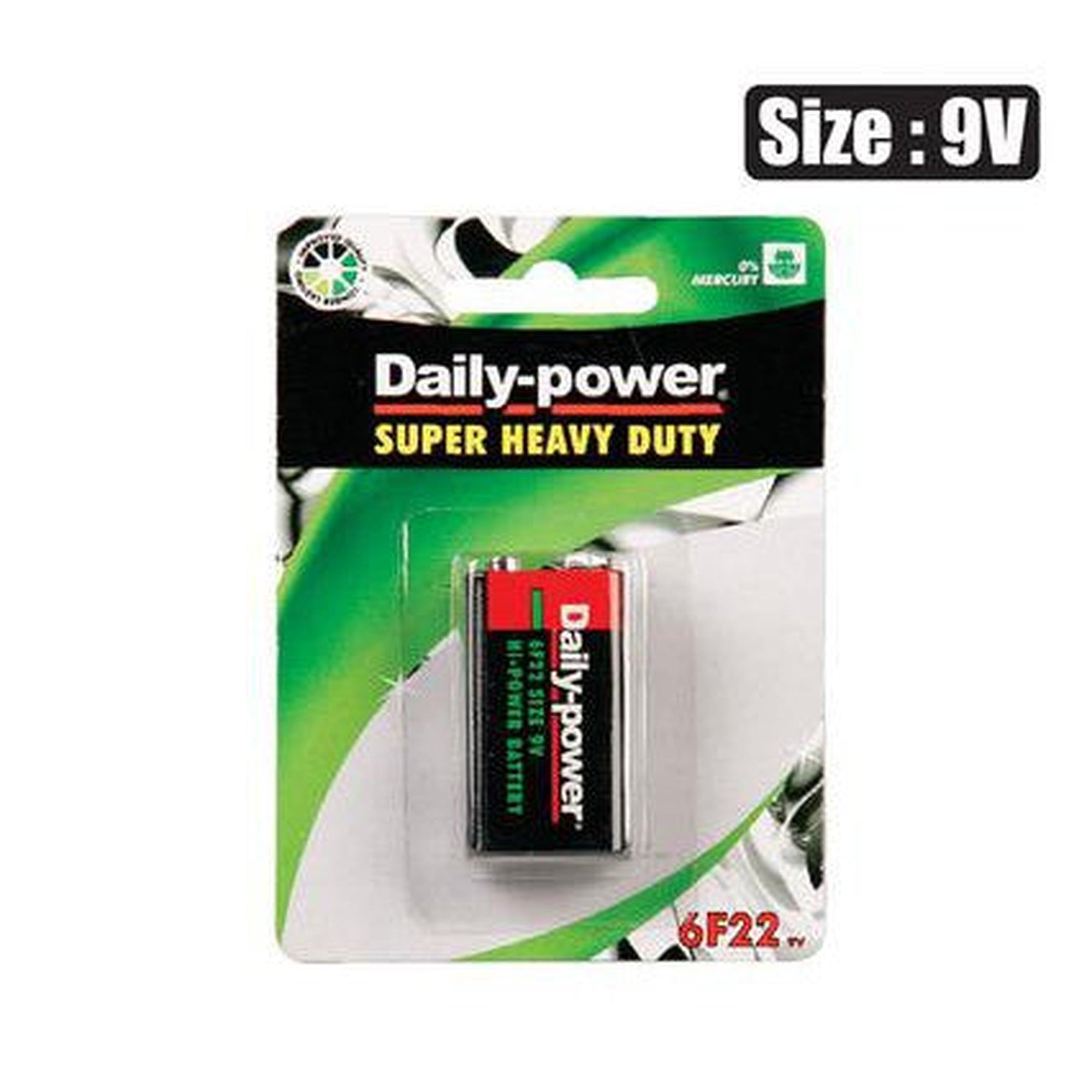 Batteries High Power 9 Volt 1pack