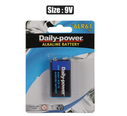 Batteries Alkaline Size 9 Volt 1pack