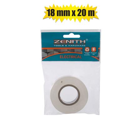 Zenith Insulation Tape Plastic 18mmx20m White