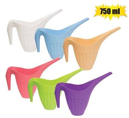 Plastic Watering Can 750ml Assorted Colour Each
