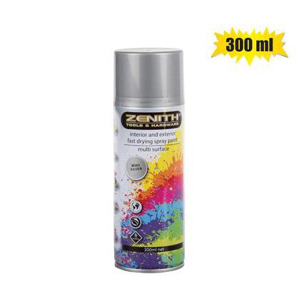 Spray Paint Gold or Silver Zenith 300ml