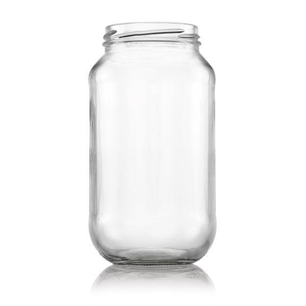 Consol 750ml Glass Catering Jar with Gold Twist Lid BN0680