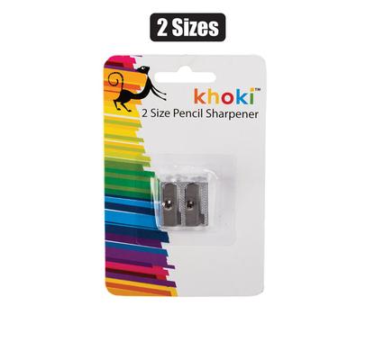 Khoki Pencil Metal Sharpener Double