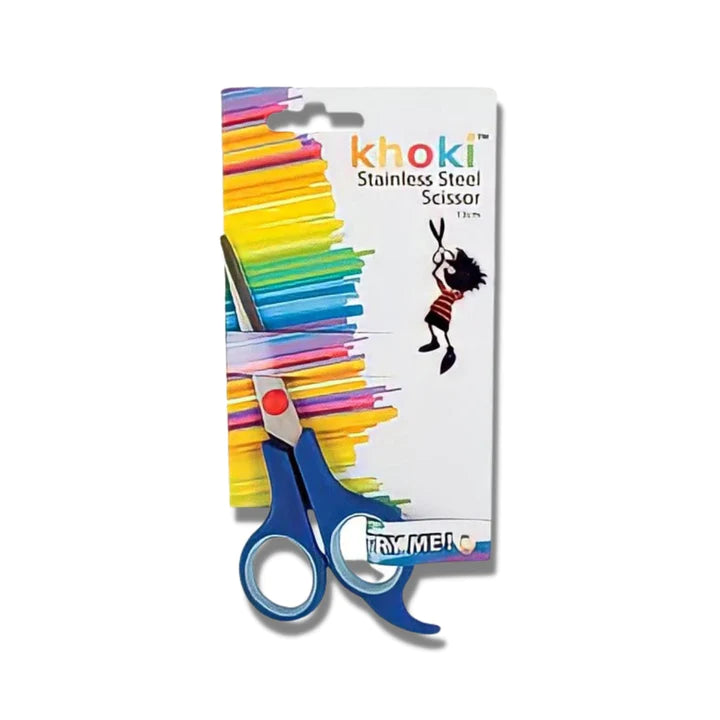 Khoki Scissor with Plastic Handle 13cm