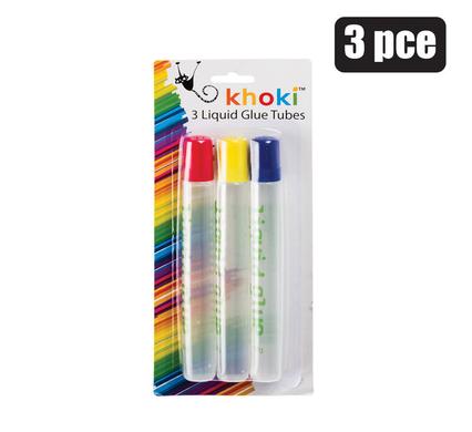 Khoki Glue Stick Liquid 3pc Card