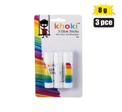 Khoki Glue Stick 8g Card of 3