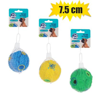Pet Mall Dog Toy Chew Ball For Treats 7.5cm each