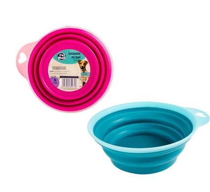 Pet Mall Dog/Cat Bowl Collapsible Small 1pc