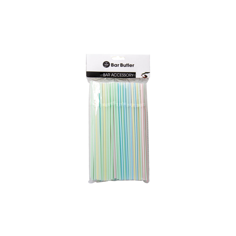 Bar Butler Flexible Plastic Straw 5mm Bendy 100pack 73126