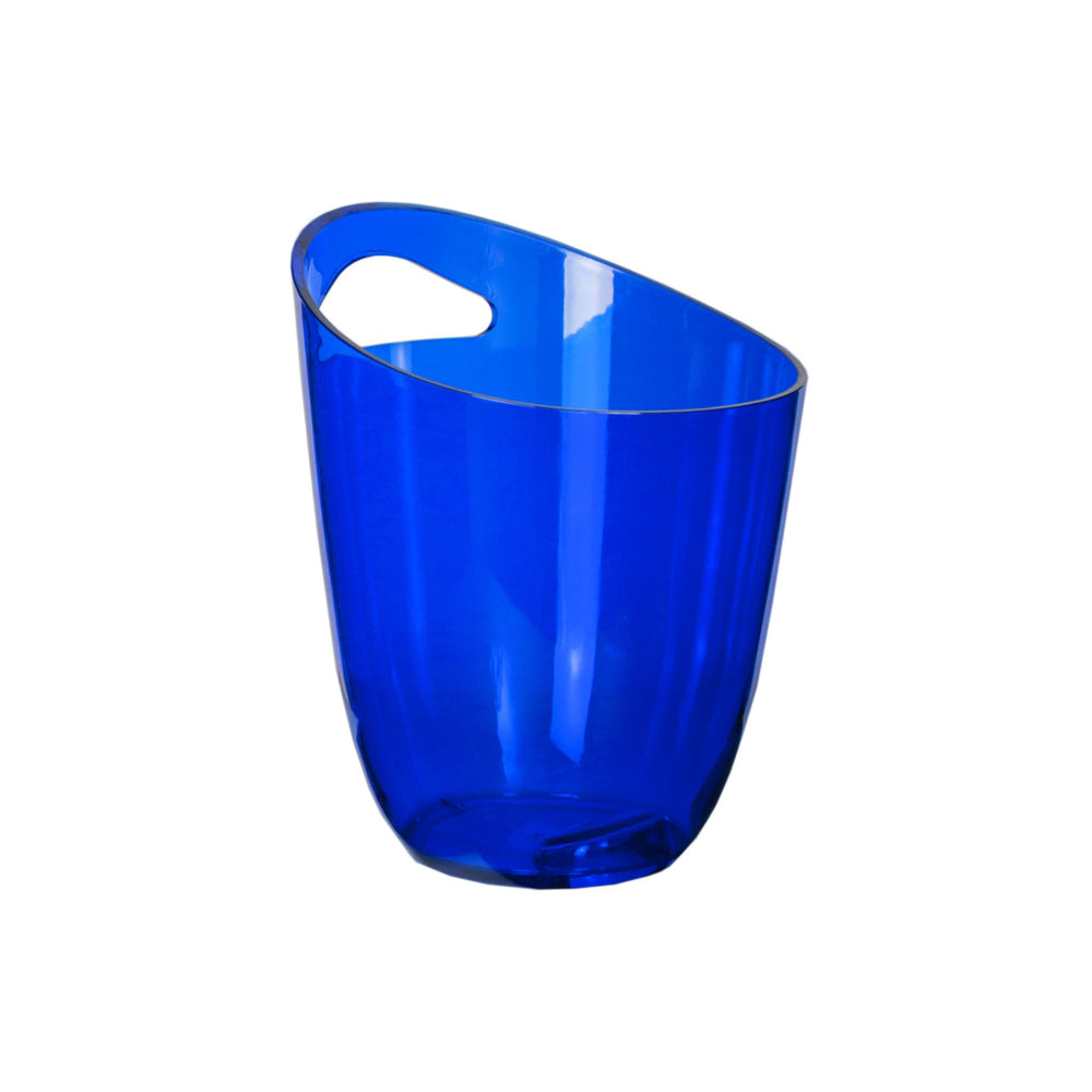 Bar Butler Acrylic Ice Bucket Clear Blue PS Plastic 3L 240x190mm 73138
