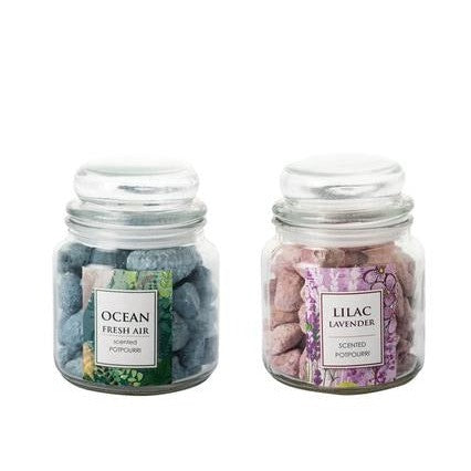 Scented Potpourri Stones Peach In Jar