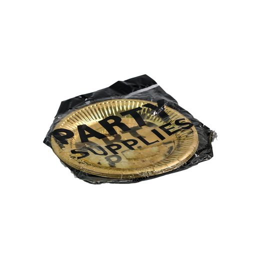 Metallic Party Paper Plate 7inch 10pc