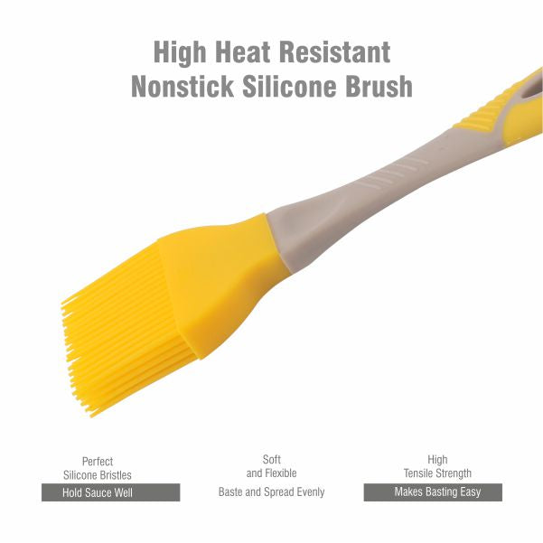 Silicone Pastry Basting Brush Yellow