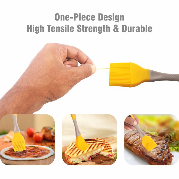 Silicone Pastry Basting Brush Yellow