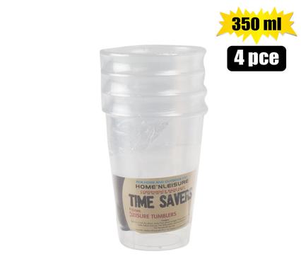 Time Savers 350ml Disposable Party Picnic Cup 4pack