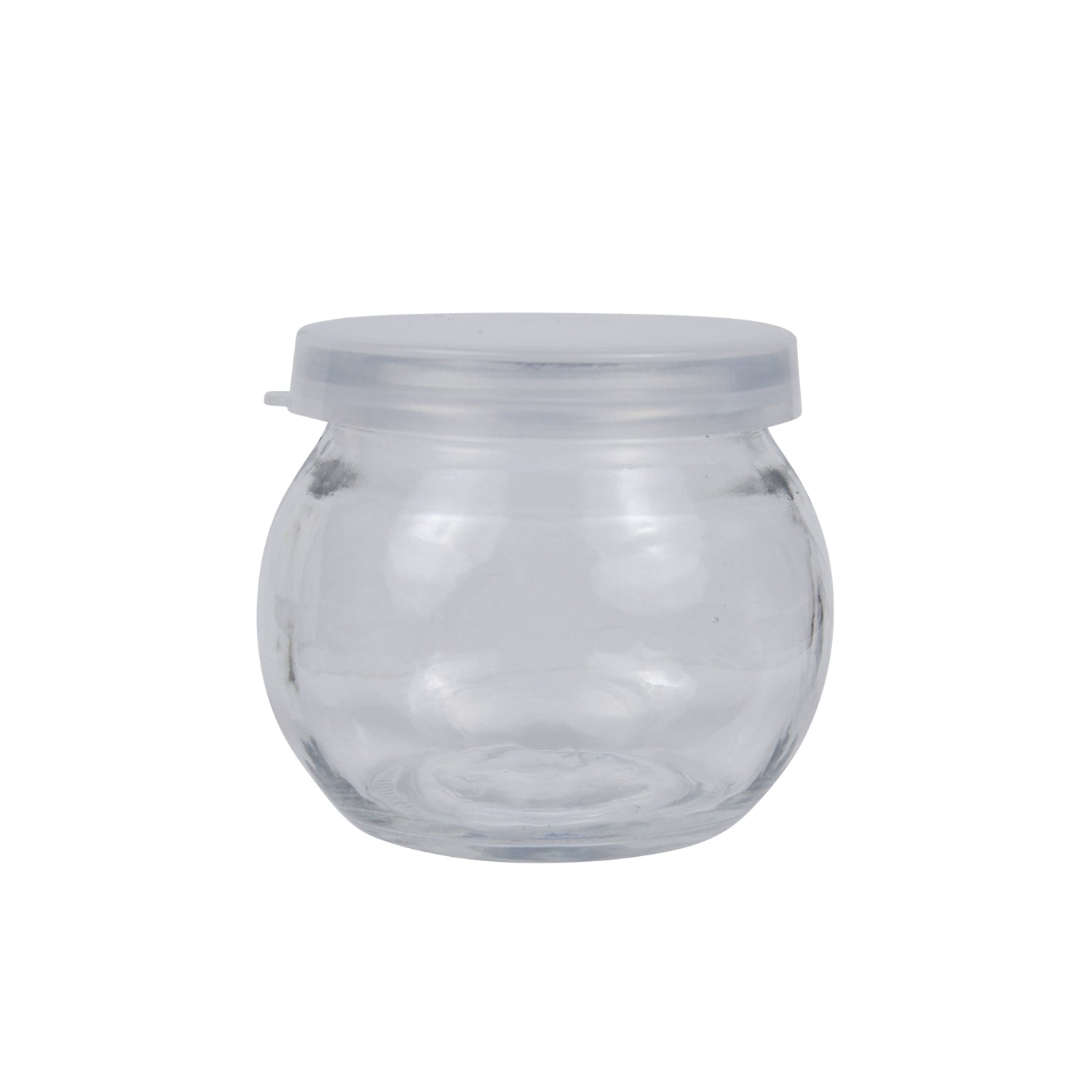 Consol Glass Jar 6cm Round Spice with Tight Lid