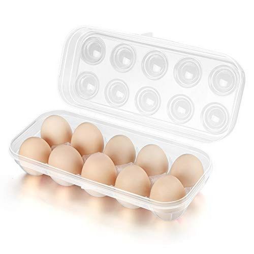 Plastic Egg Storage Tray Holder Clamshell Box 12-Grid Formosa