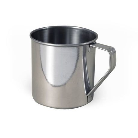 Mug Stainless Steel Tumbler Cup 5x6.5cm with handle Deep K0034
