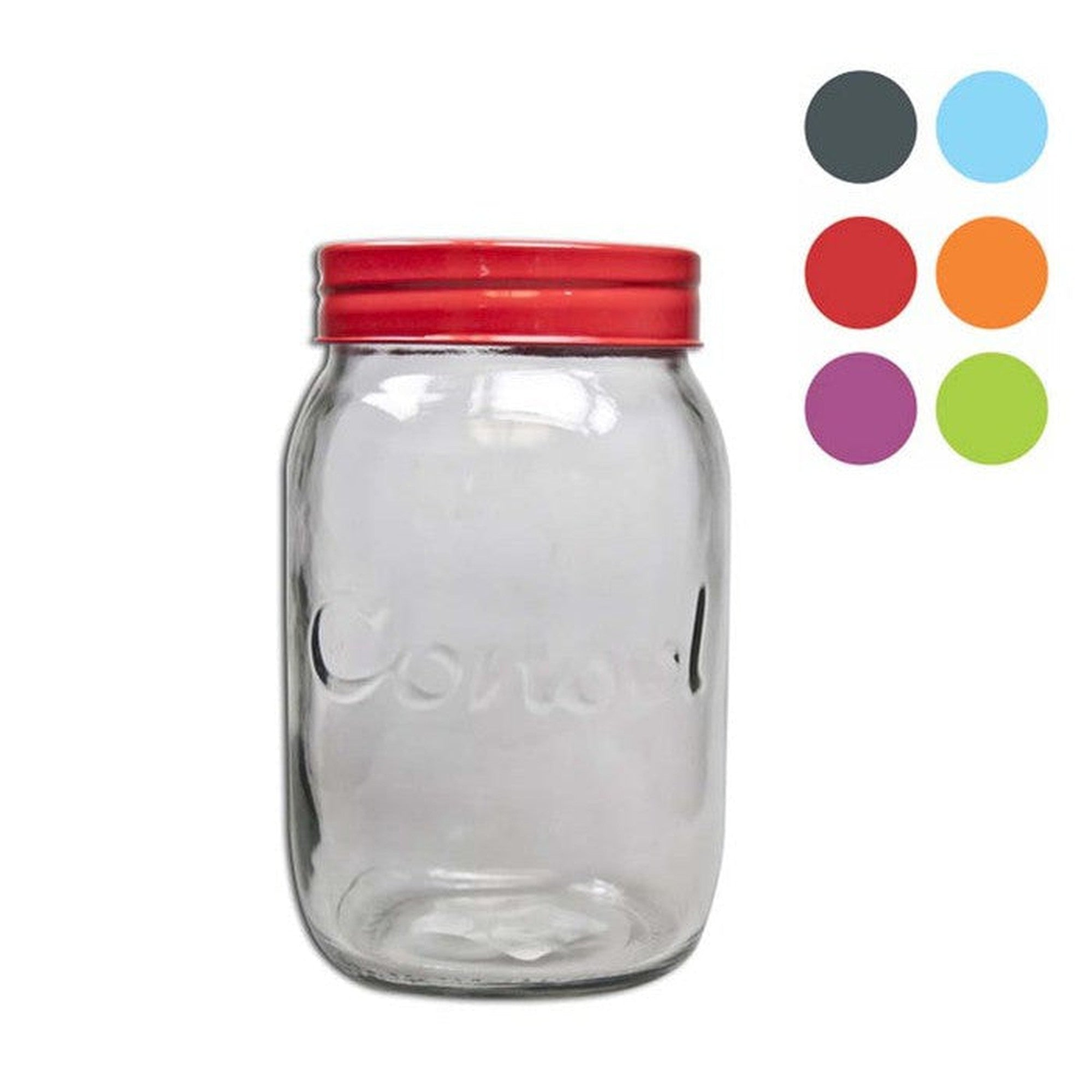 Consol 1L Glass Jar with Smartie Lid 10280