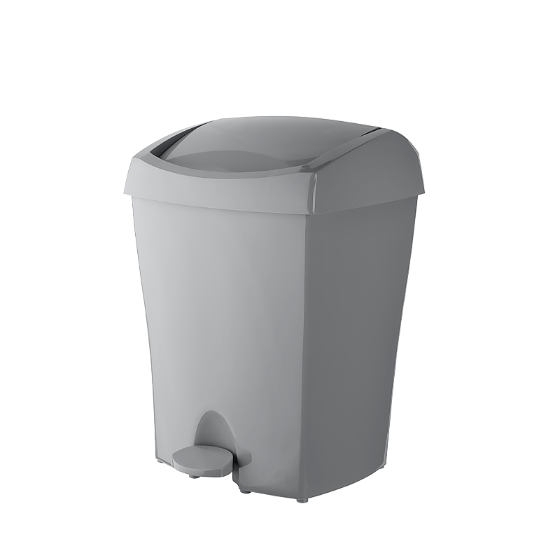 Titiz Plastic Bin 10L Trash Star 10L Silver TP-722