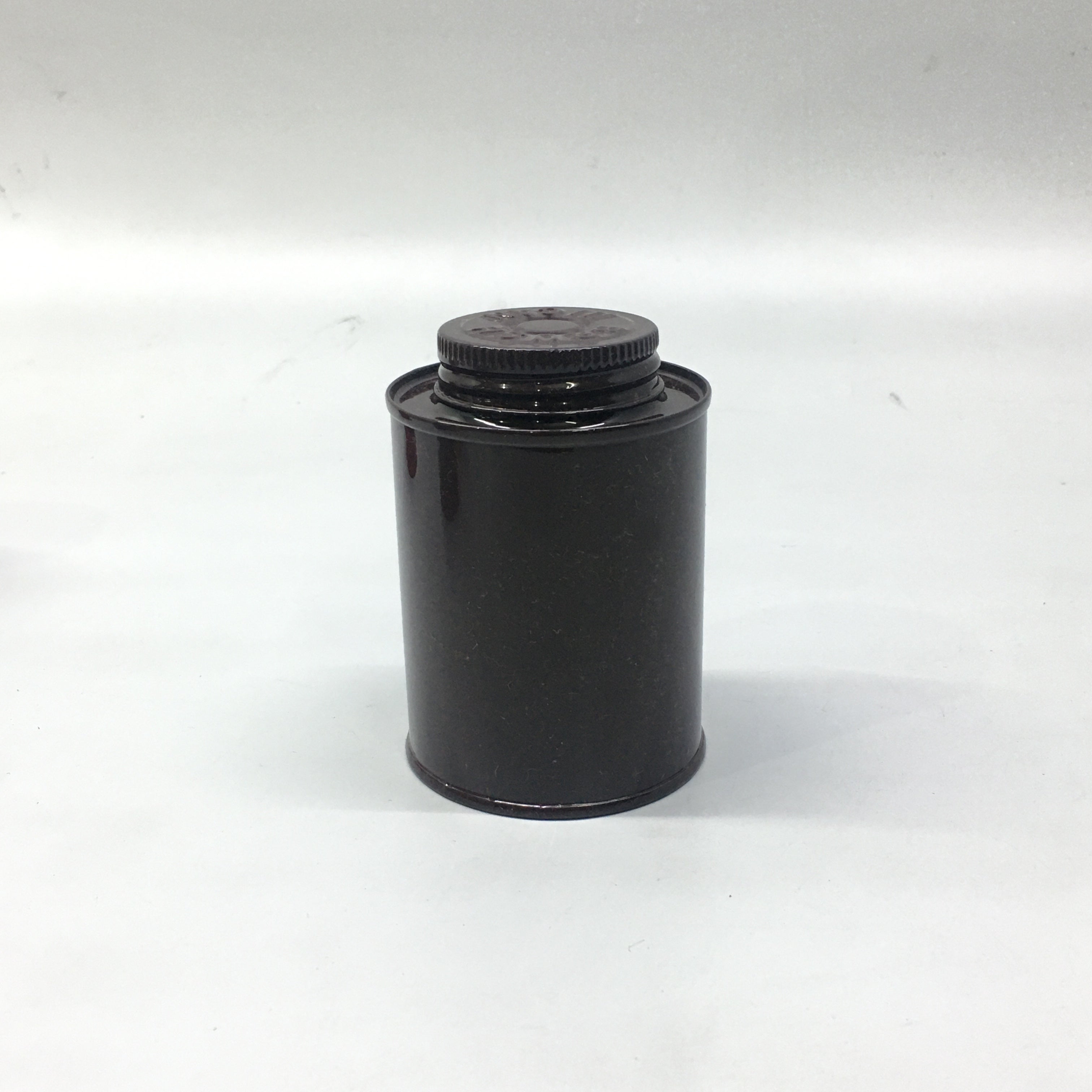Vintage Spice Tin Canister Black 6x9.5cm