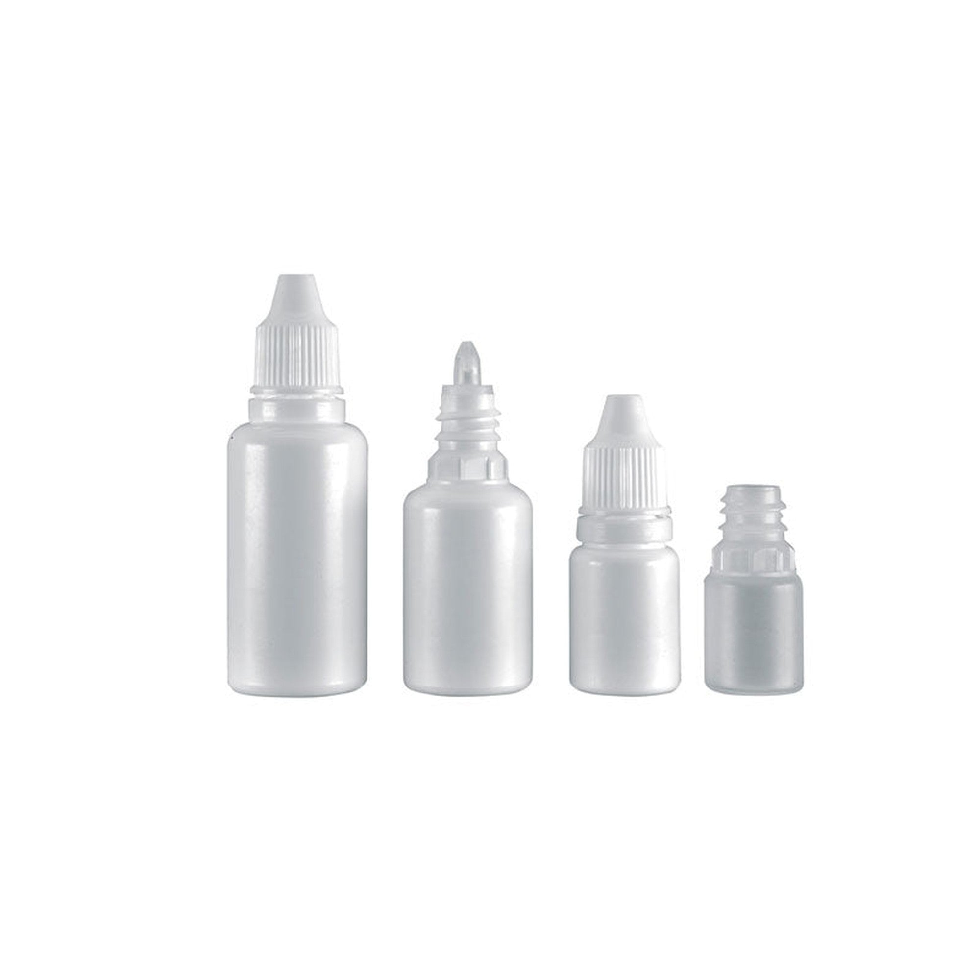 20ml Dropper Bottle Plastic Natural with ratchet PE020 10pack