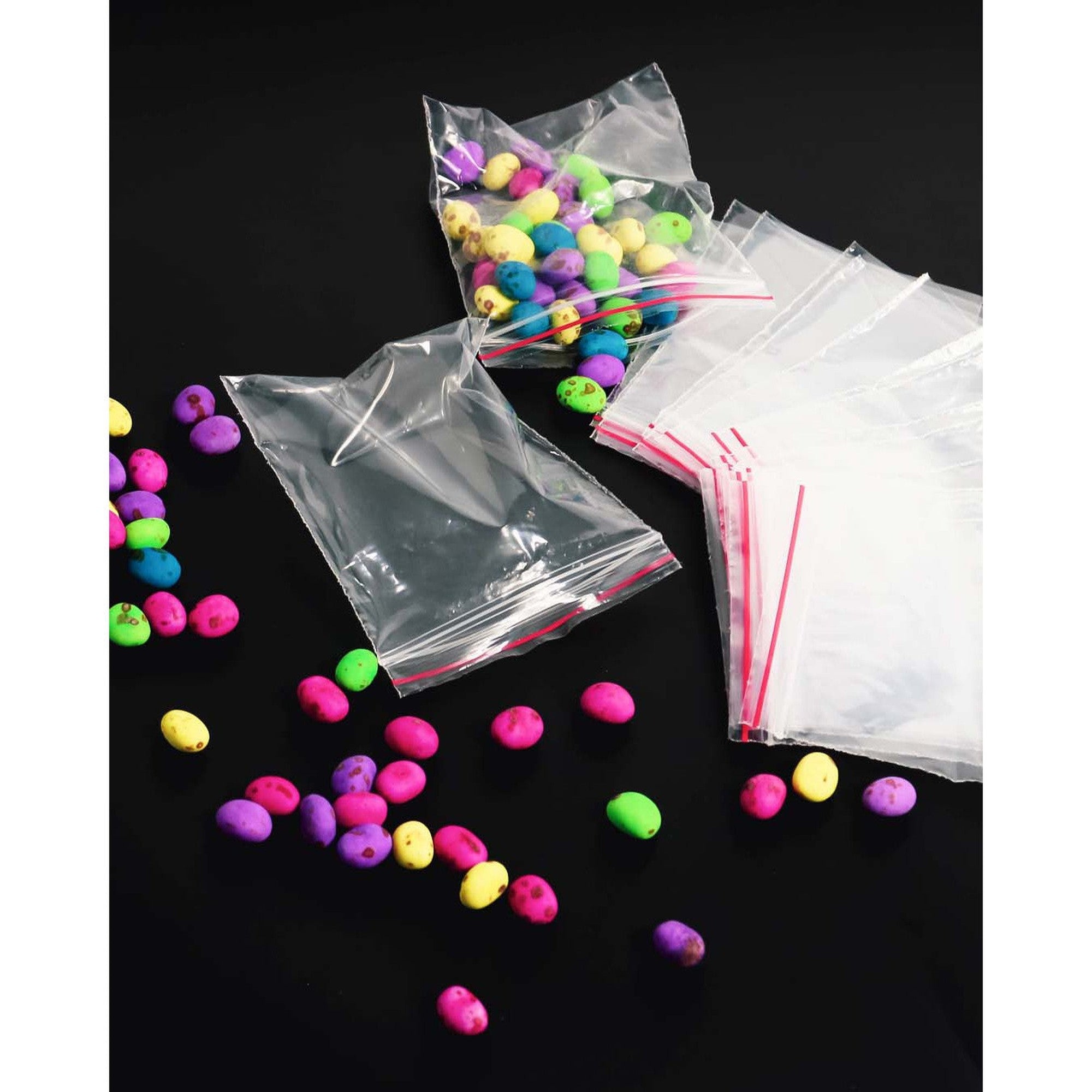 Zip Lock Bags Resealable 4x6cm 40mic 100pack