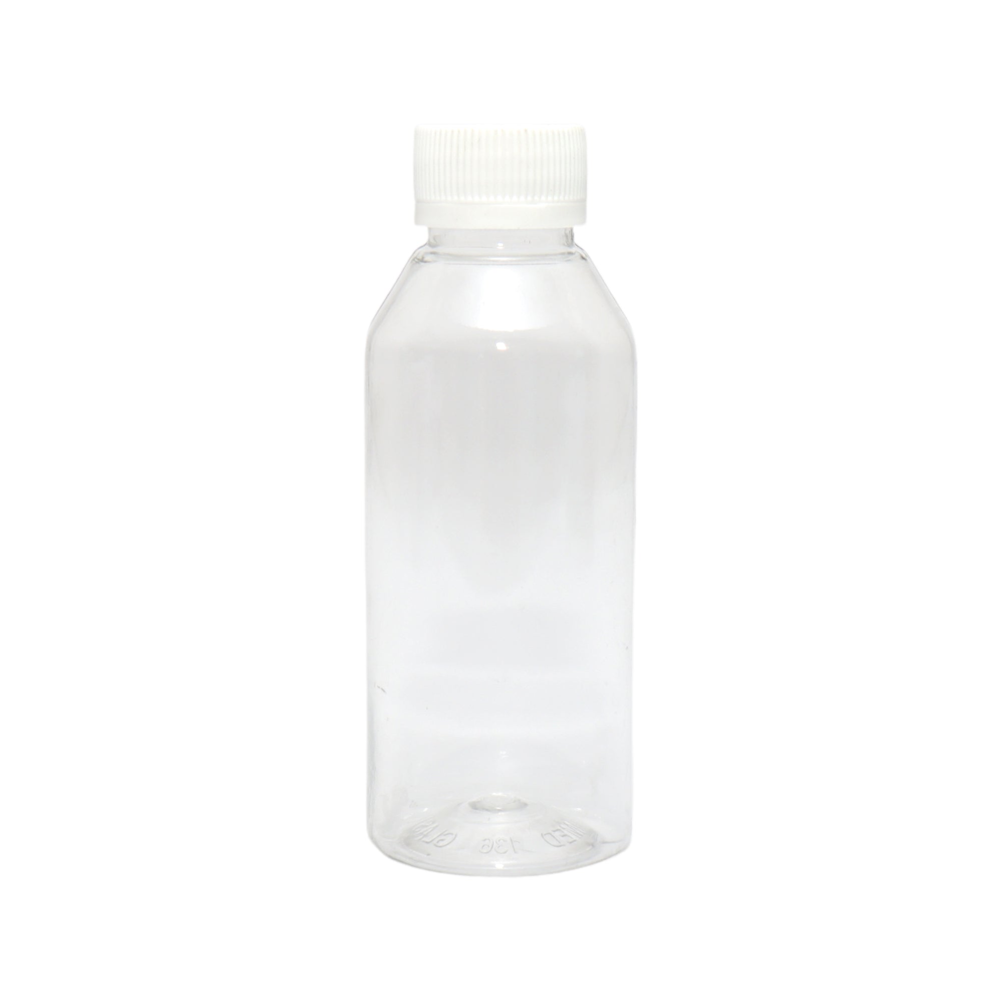 Plastic Bottle 50ml Round Clear PET with Lid 10pack PET0050.BOS