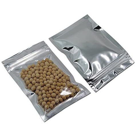 Metalized Zip Lock Vacuum Resealable Bags 18 x 26cm 750g 10pack