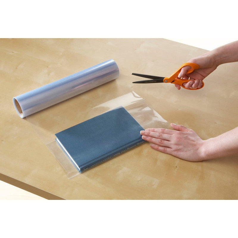 Plastic Book Cover Roll 48cmx3mx75mic Polyethylene roll