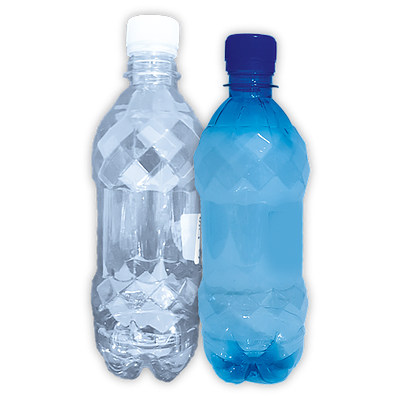 500ml Plastic Water Bottle Diamond Blue -  BOT082