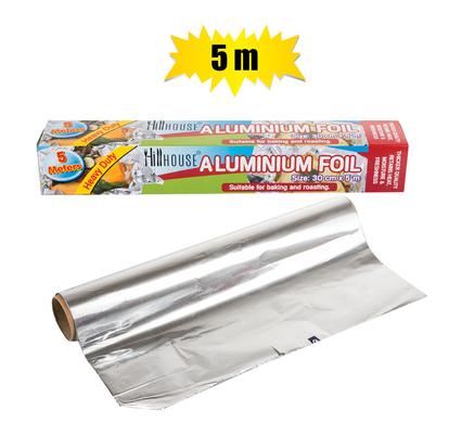 Disposable Foil Aluminium Roll 30cmx5m Heavy Duty