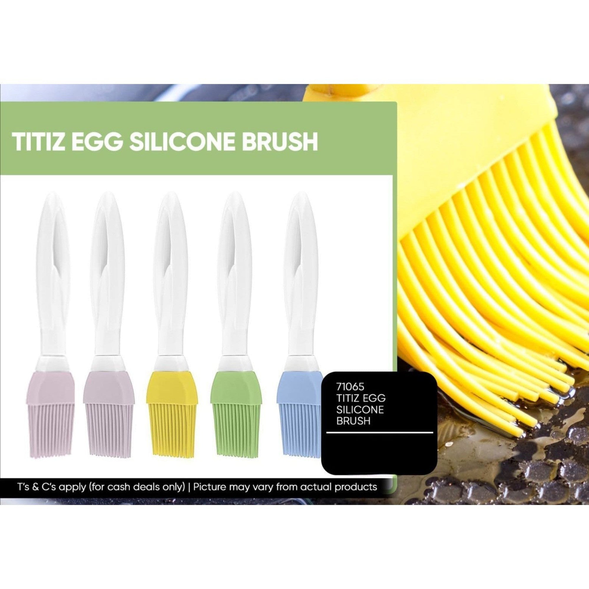 Titiz Egg Silicone Basting Brush AP-1058