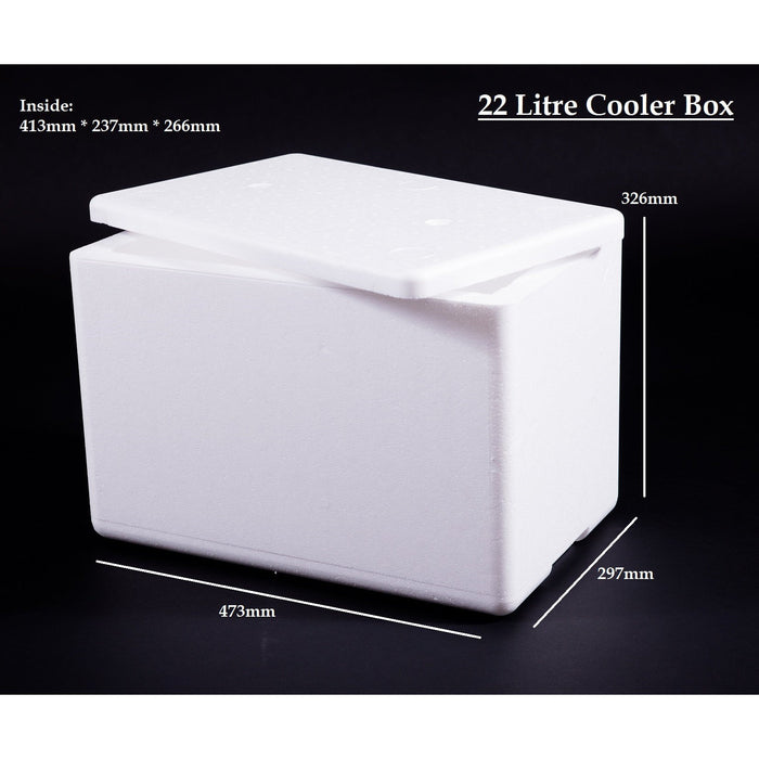 Polystyrene Cooler Box 22l Thermal Storage Box