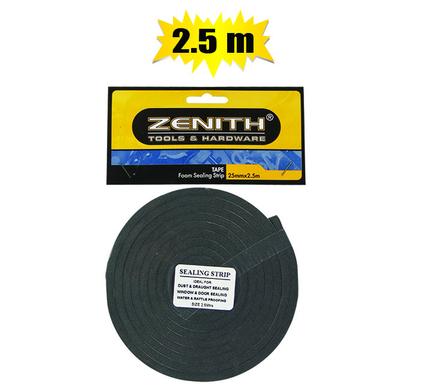 Zenith Tape Foam Sealing Strip 25mmx2.5m