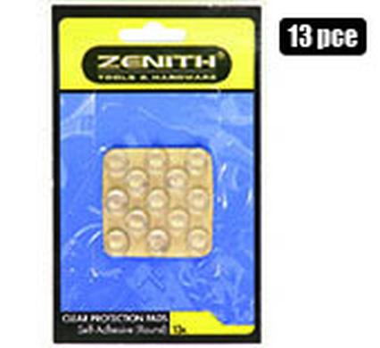 Zenith Clear Adhesive Protection Pads Square 13pc