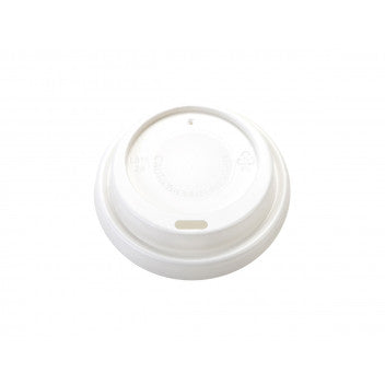 350ml Paper Coffee Cup Single Wall White 10Pack with White Sip Lid 350ml