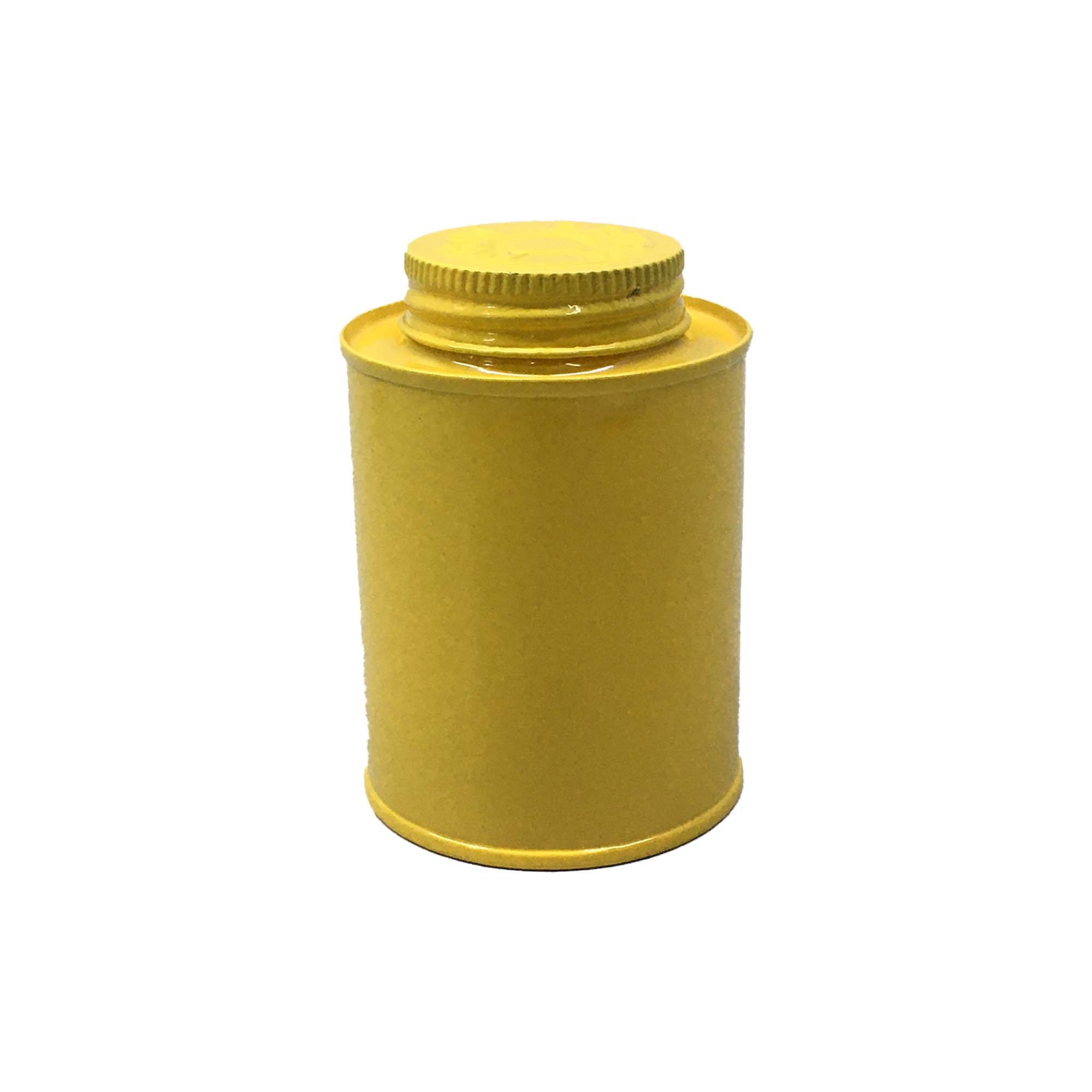 Vintage Spice Tin Canister Yellow  6x9.5cm