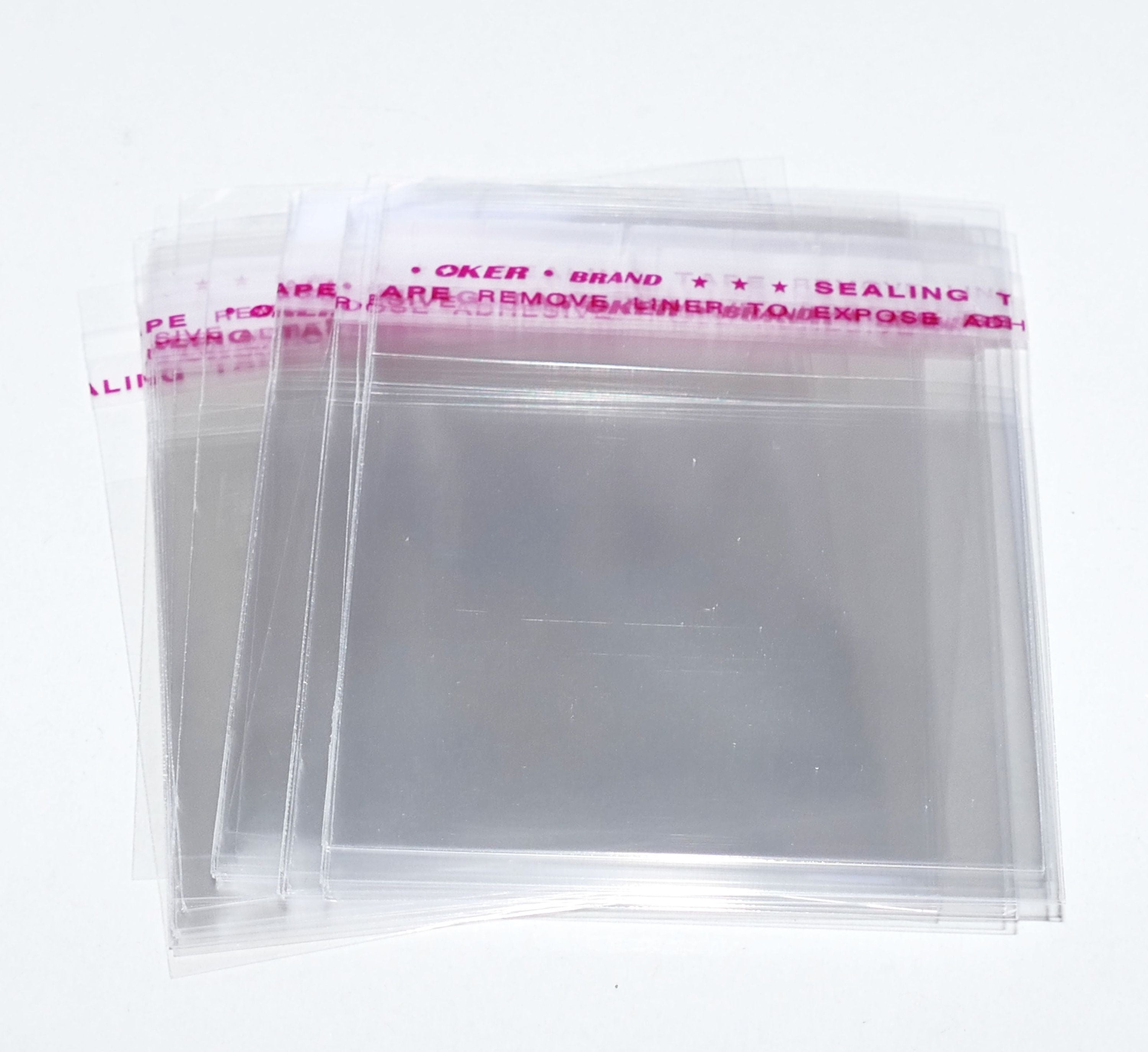 Polyprop Cellophane Selfseal Bags 10x11cmx3mm 100pack
