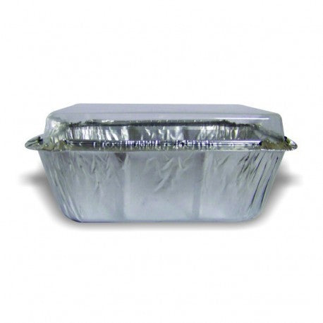 Aluminum Foil Takeaway Container Tub Disposable with PET Clear LID FG-413PD/ 4133