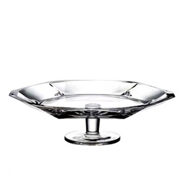Pasabahce Crystal Patisserie Cake Server Platter Footed Stand 95461