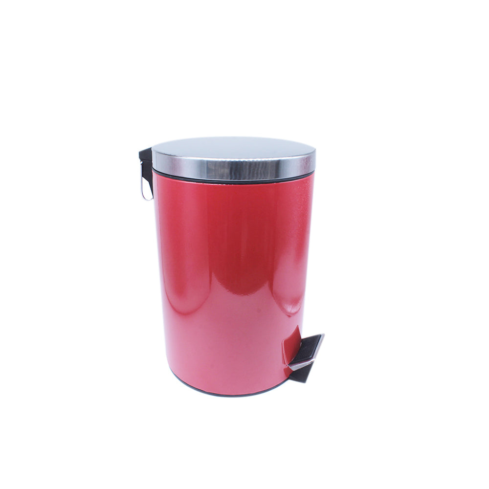 Office Pedal Dustbin 12L Red SGN1400