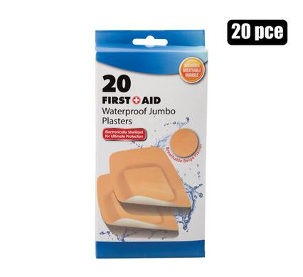 Firstaid Plaster Beige Jumbo 5x10cm 20pack