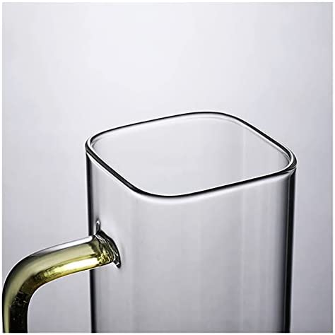 Glass Drinking Mug 370ml Borosilicate with Handle