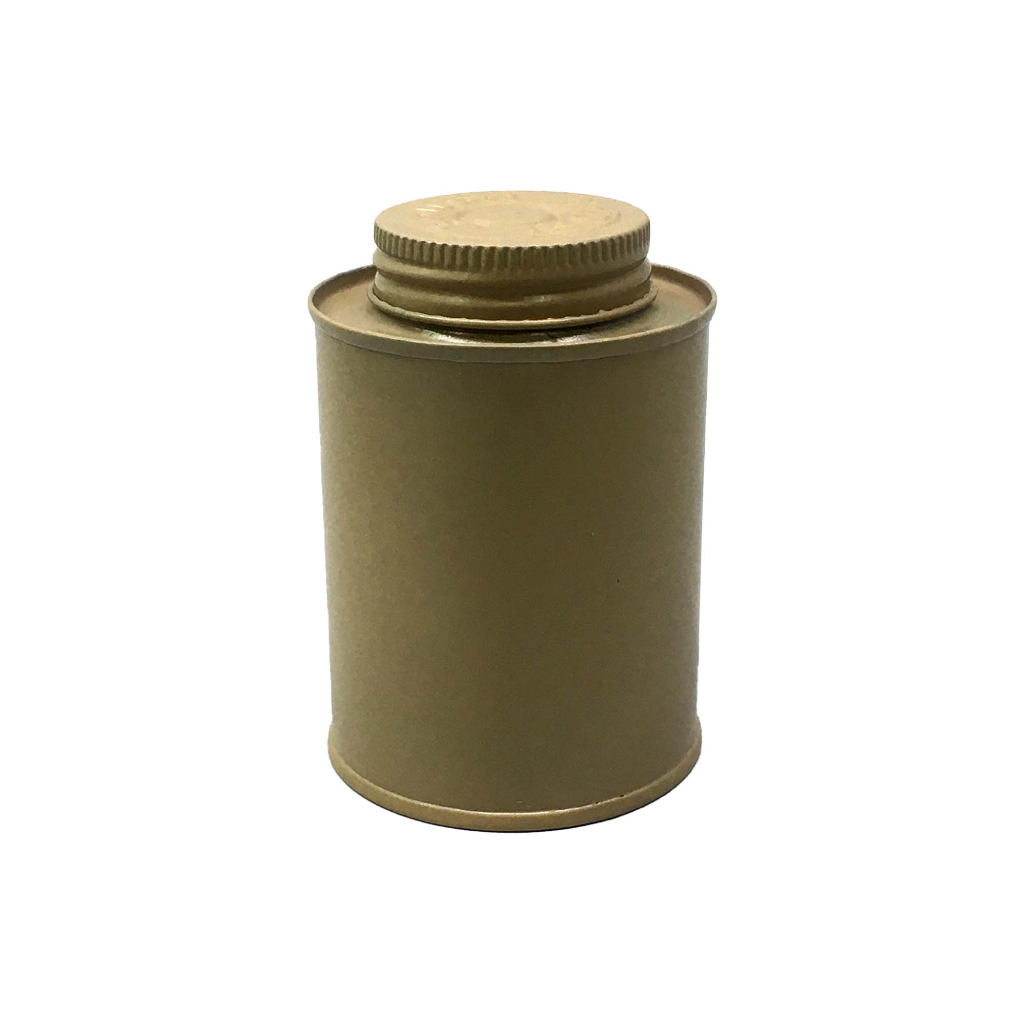Vintage Spice Tin Canister Gold 6x9.5cm